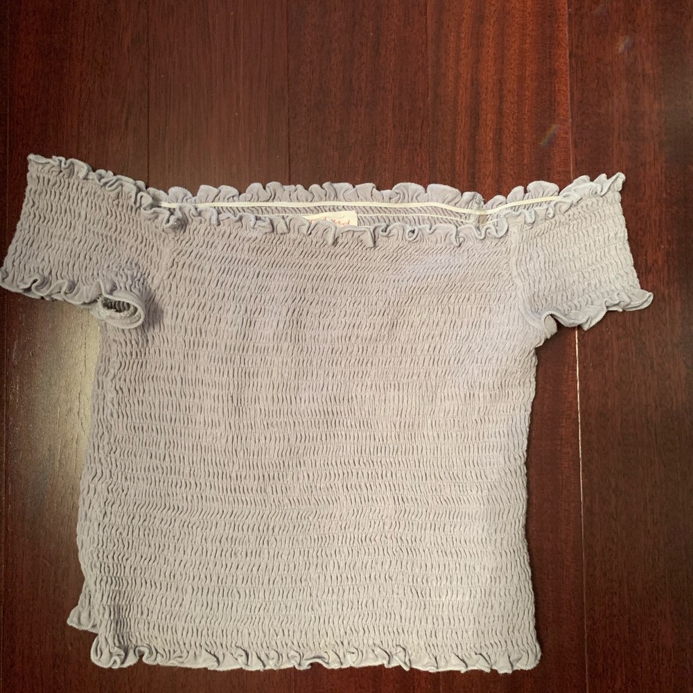 Off the shoulder crop top